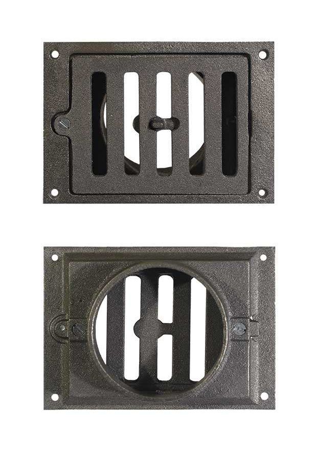 Grille d'aération rectangulaire en fonte brute TORBEL J507401 de